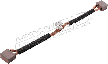 Starter Motor Brush 10mm x 5.5mm x 8mm with 154mm Lead Length - Durable Replacement