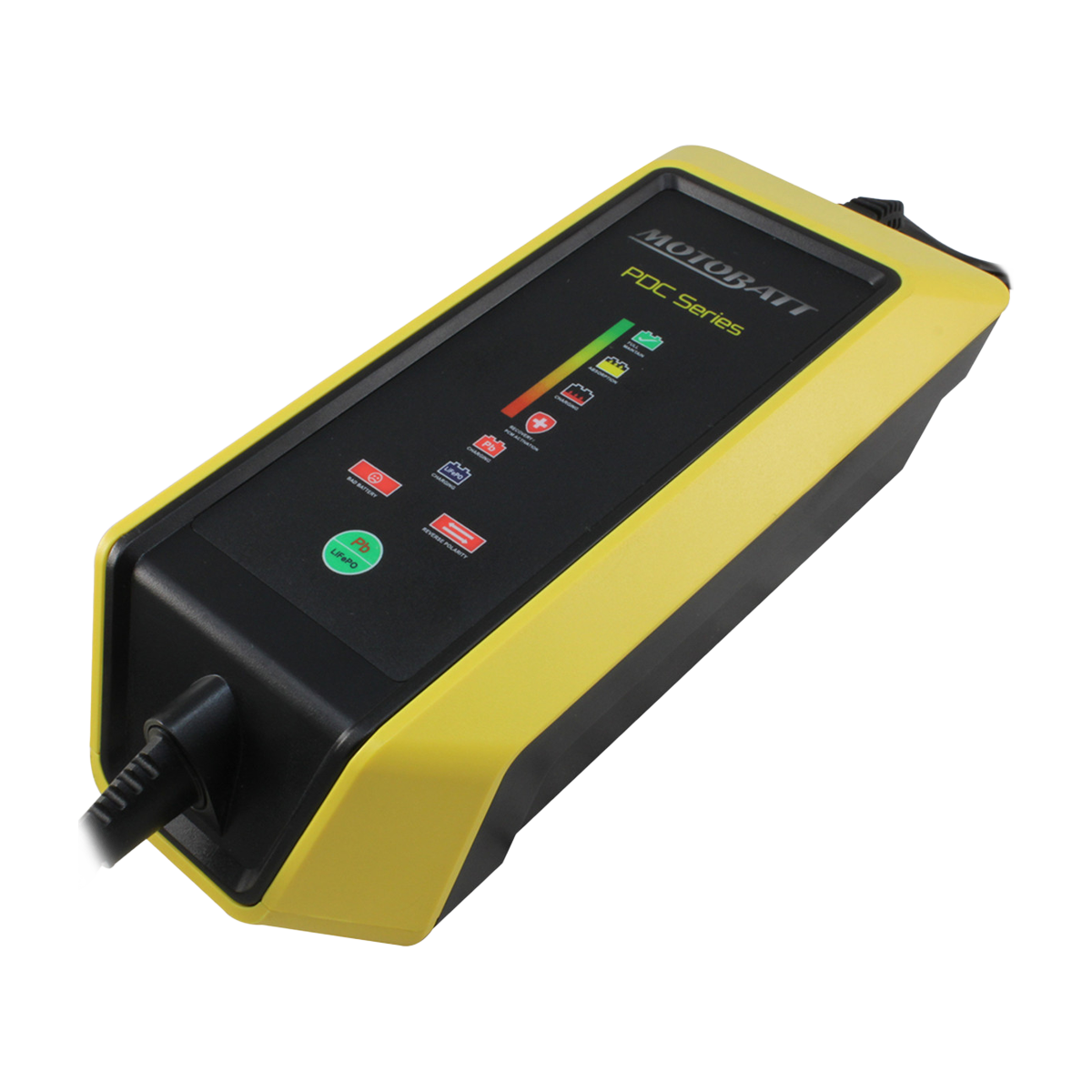 Motobatt Fat Boy 12V Battery Charger for Lithium and Lead Acid Batteries