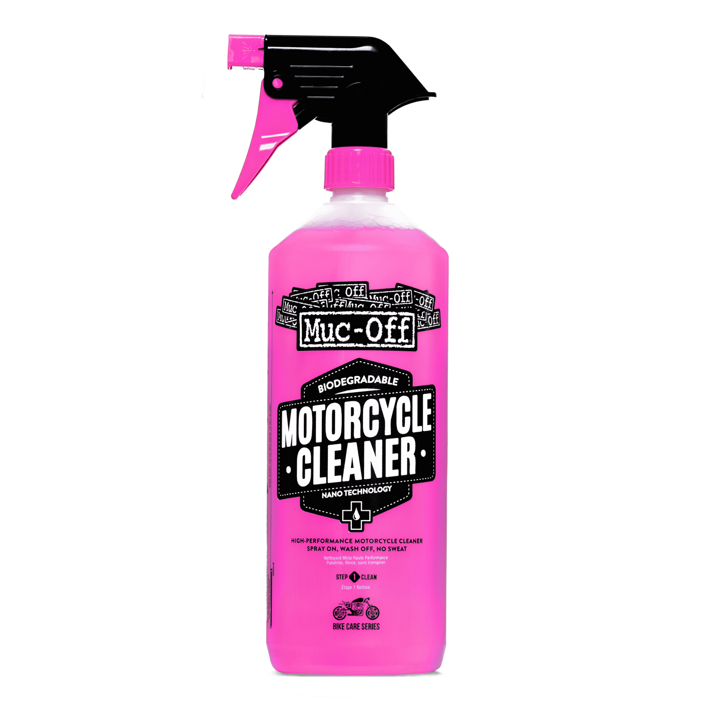 Muc-Off Nano Tech Motorcycle Cleaner 1L with Replacement Trigger / Pickup