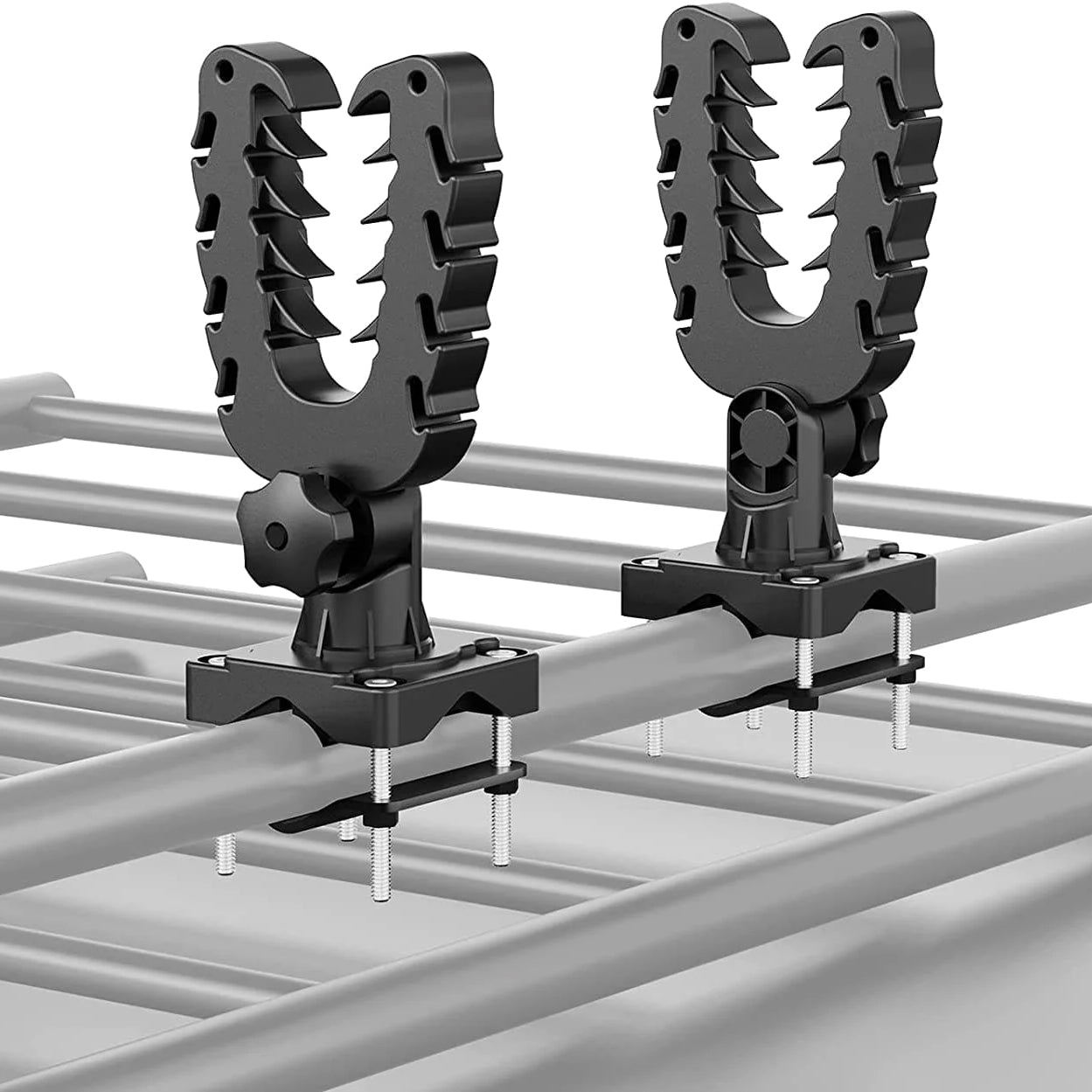 Graspur Single Gun Rack for ATVs - Durable Rubber-Coated Mount