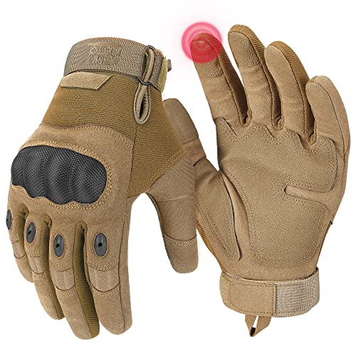 Motorcycle / Tactical Gloves Tan - X-Large