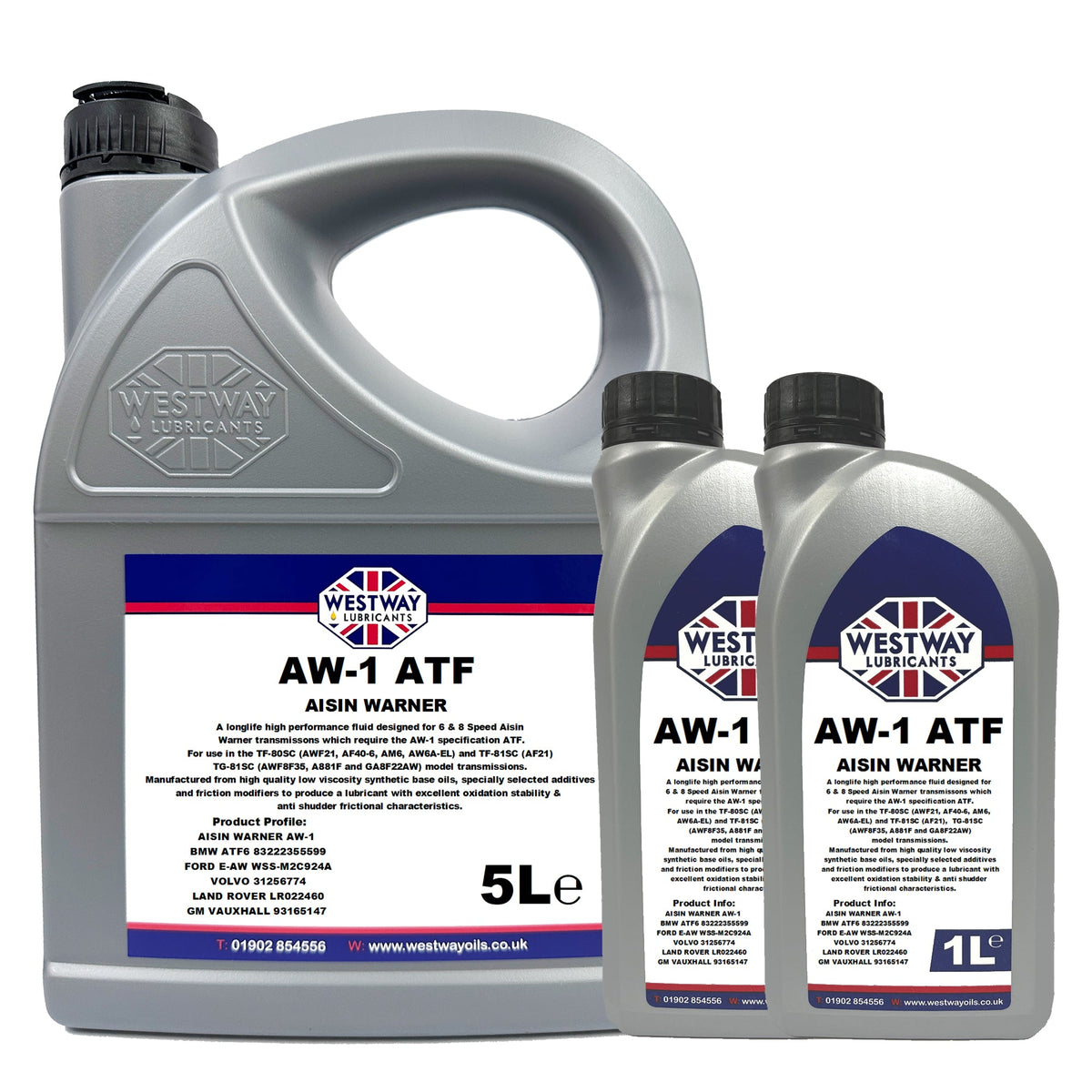Westway Lubricants AW-1 Synthetic Automatic Transmission Fluid for Aisin Warner