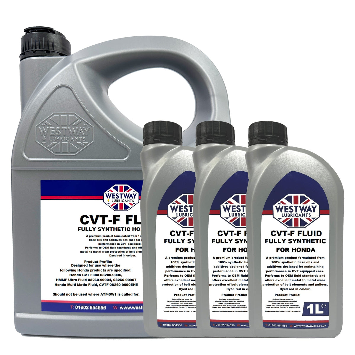 CVT-F Fully Synthetic Fluid for Honda CVT Transmissions HMMF Compatible