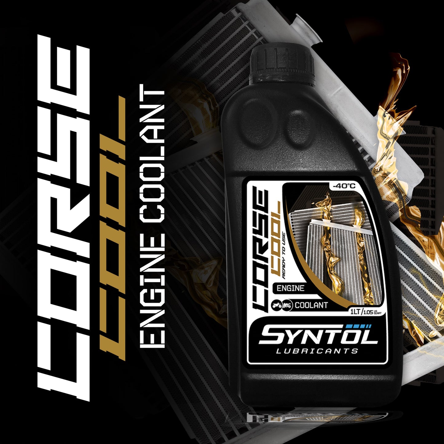 Syntol Ready to Use Coolant 1L - Protects Cooling Systems to -40°C