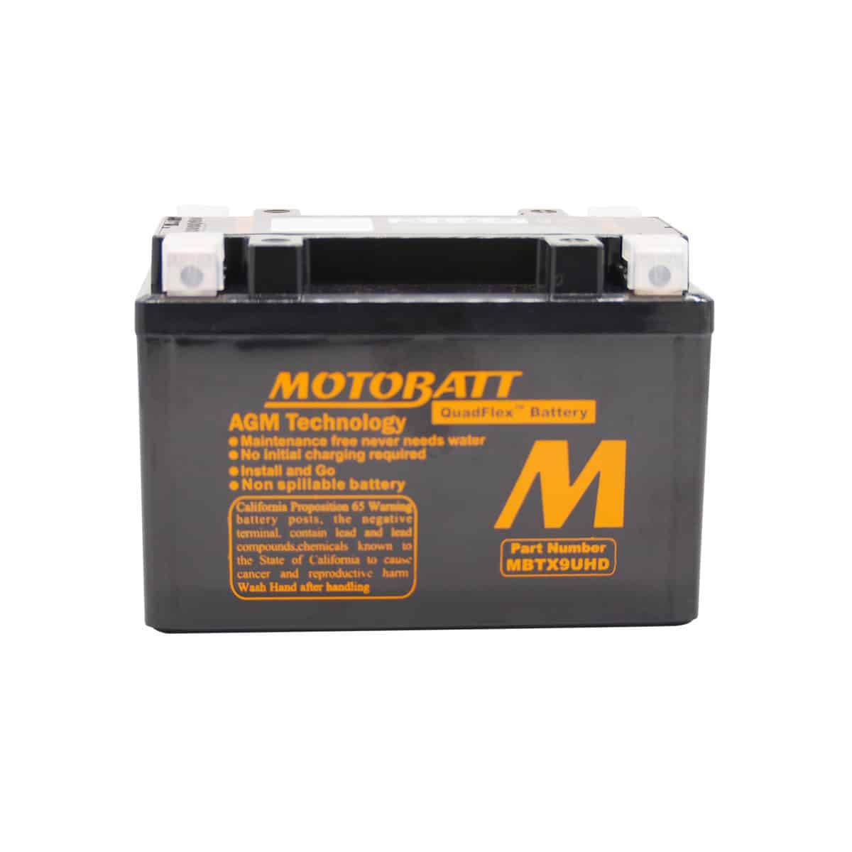 MBTX9UHD 12V 10Ah AGM Motorcycle Battery Compatible with Honda, Kawasaki, Suzuki, Yamaha and More