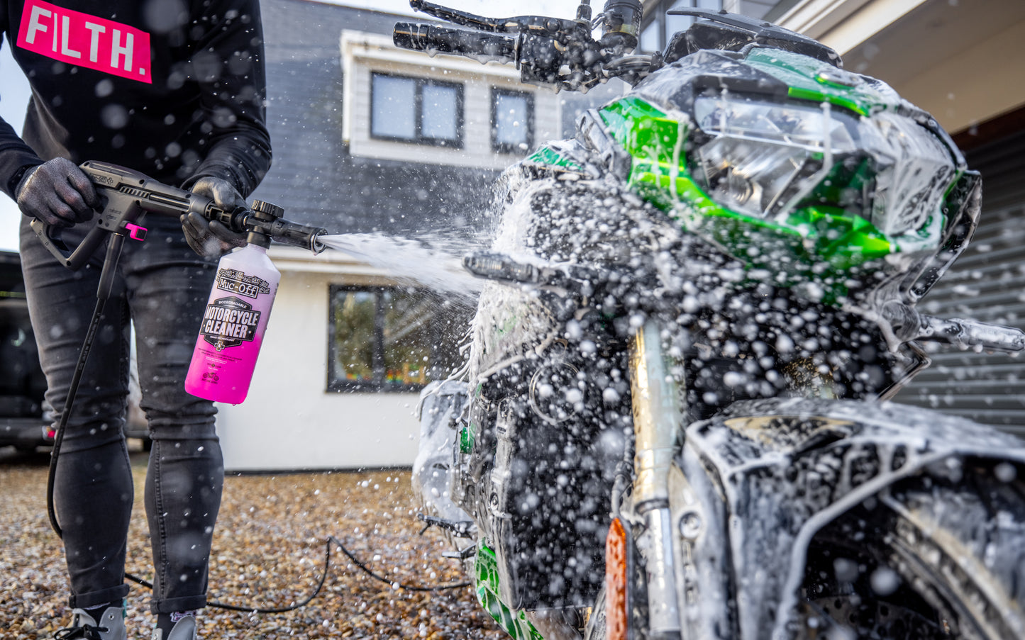 Muc-Off Motorcycle Silicon Shine 500ml Polish Protectant Friction Reducer 227 626