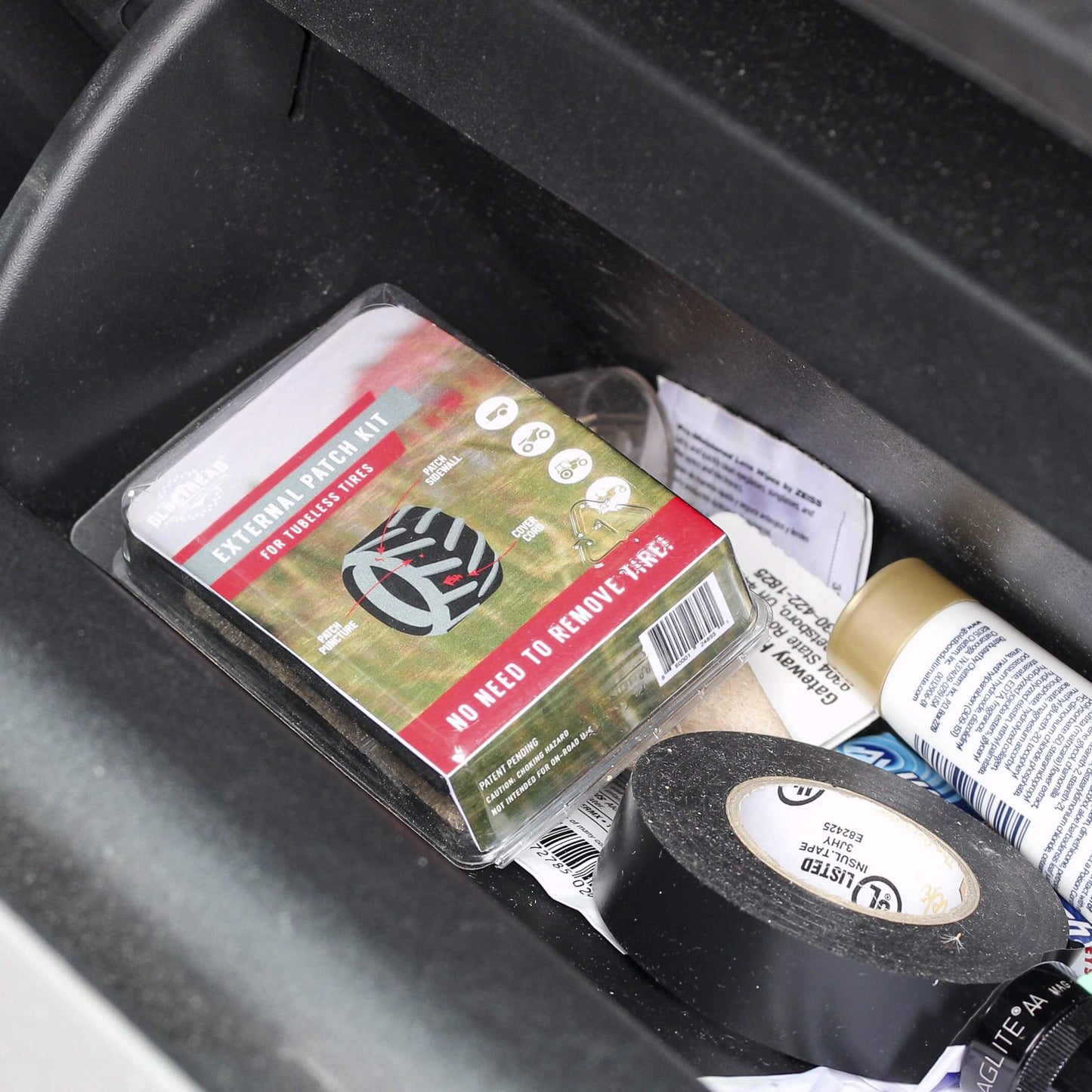 GlueTread External Patch Kit for Off-Road Tire Repairs