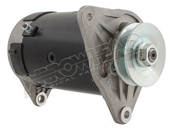 Generator for Club Car and EZ-GO golf carts, model FE290, black and metal construction