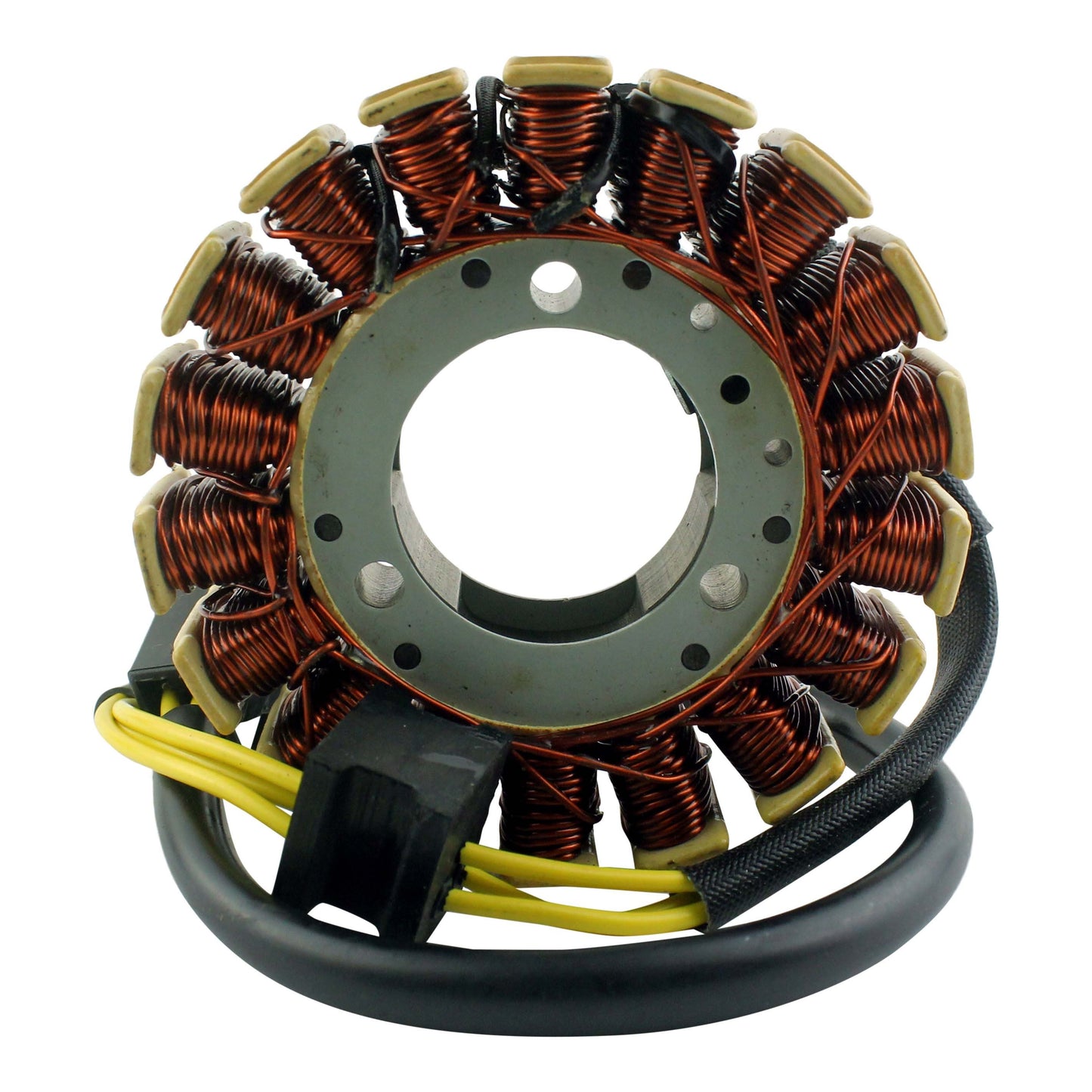Kawasaki KLF220 KLF250 Bayou stator coil with copper wire windings and attached wiring harness