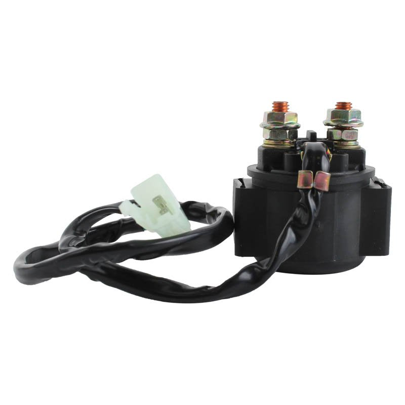 Replacement starter relay with black cable and white connector for China made powersports