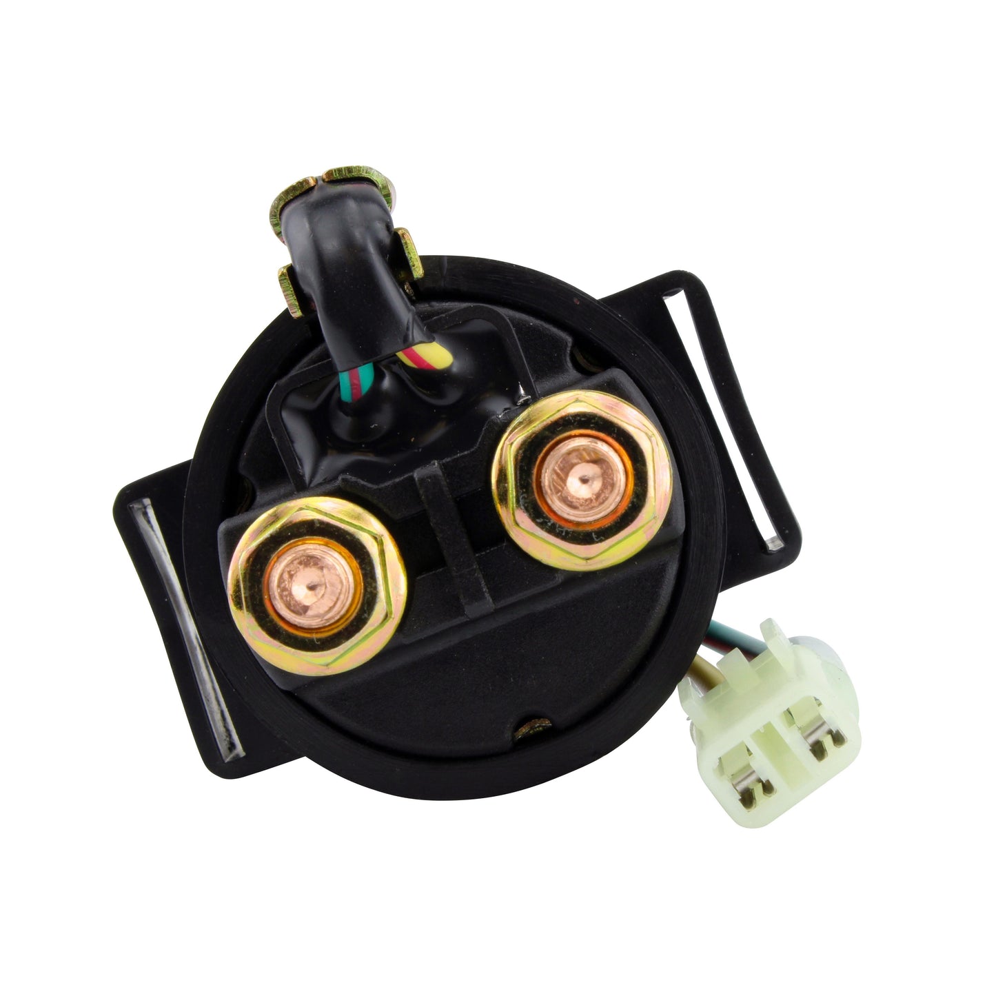 Honda TRX 700 2008-2020 solenoid with two large copper terminals and black wires