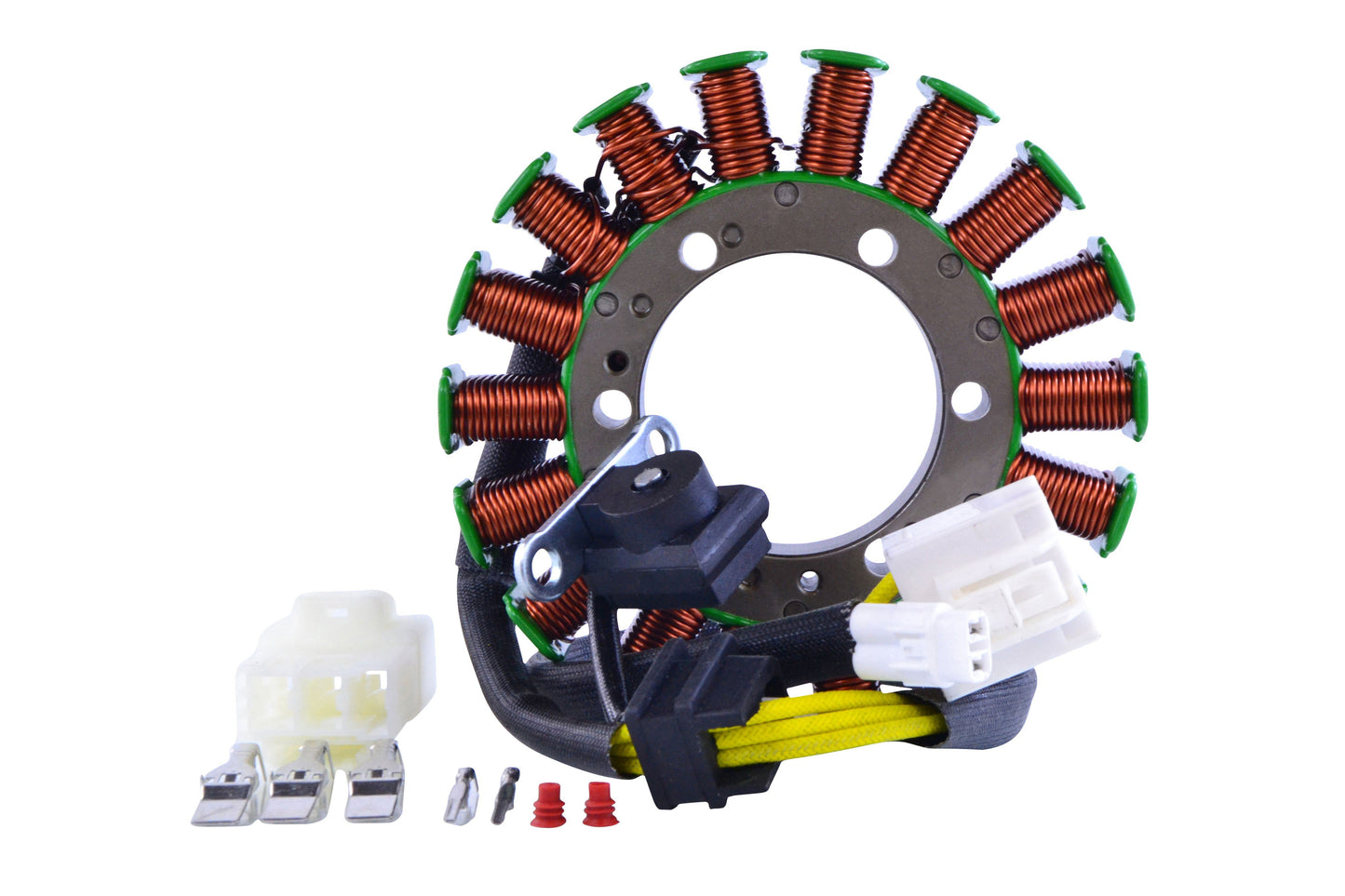 circular stator with copper coils and connectors for Arctic Cat, Textron wildcat and snowmobile models