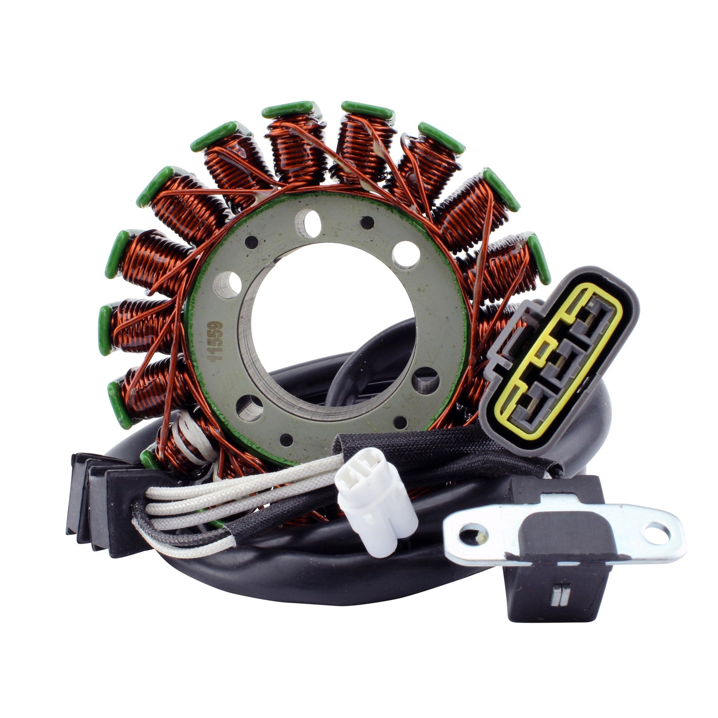 Yamaha ATV stator coil for YFM700 Grizzly and Kodiak 4x4 with wiring harness and connectors
