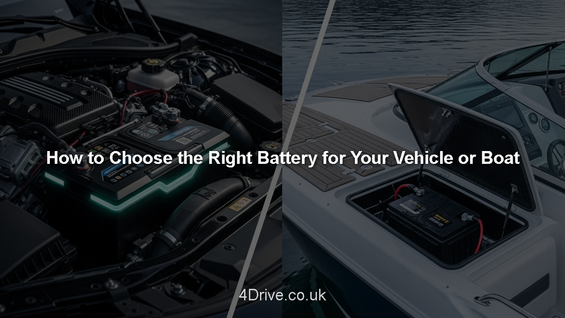 How to Choose the Right Battery for Your Vehicle or Boat