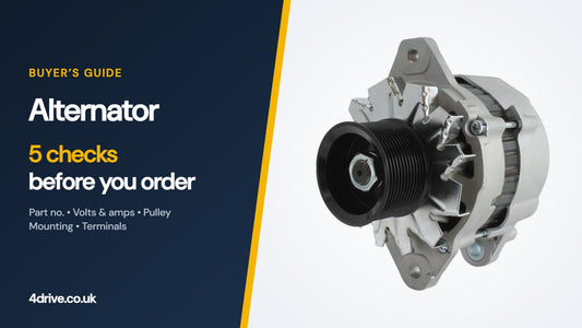 24V 50A alternator for Caterpillar 320C / 320D excavator