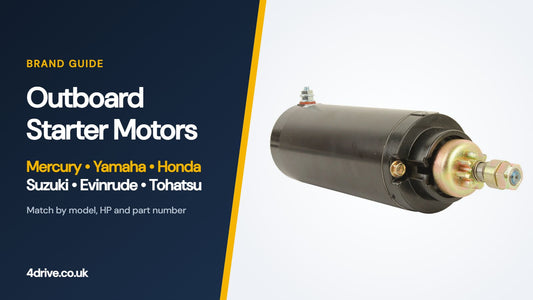 Outboard starter motor for Mercury Mariner 40-60 HP 4-stroke
