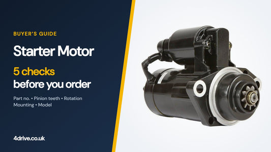 Replacement starter motor for Honda BF75-BF150 outboard