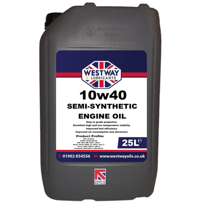 10w40 Semi-Synthetic Engine Oil Petrol / Diesel - 4Boats