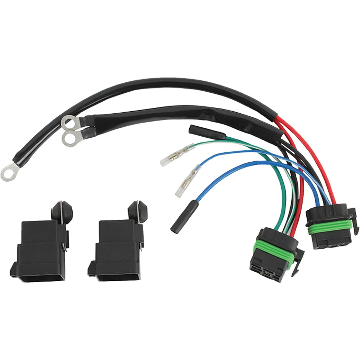 Power tilt trim 3-wire to 2-wire conversion harness with 12V 30A relay