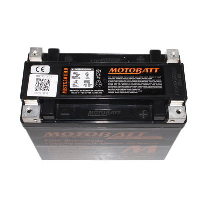 MotoBatt MBTX20UHD 12V 21Ah AGM Motorcycle Battery