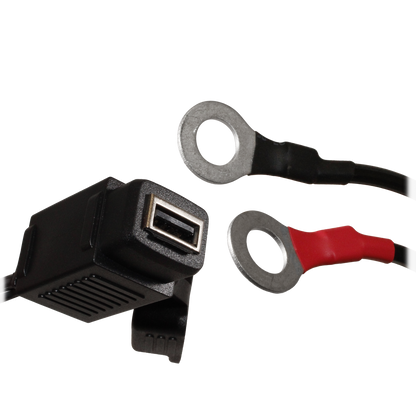 Motobatt 21 Inch USB In-Line Charger Cable for 12V Batteries