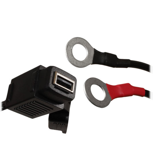 Motobatt 21 Inch USB In-Line Charger Cable for 12V Batteries