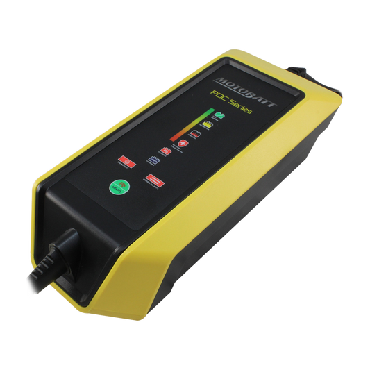 Motobatt Fat Boy 12V Battery Charger for Lithium and Lead Acid Batteries