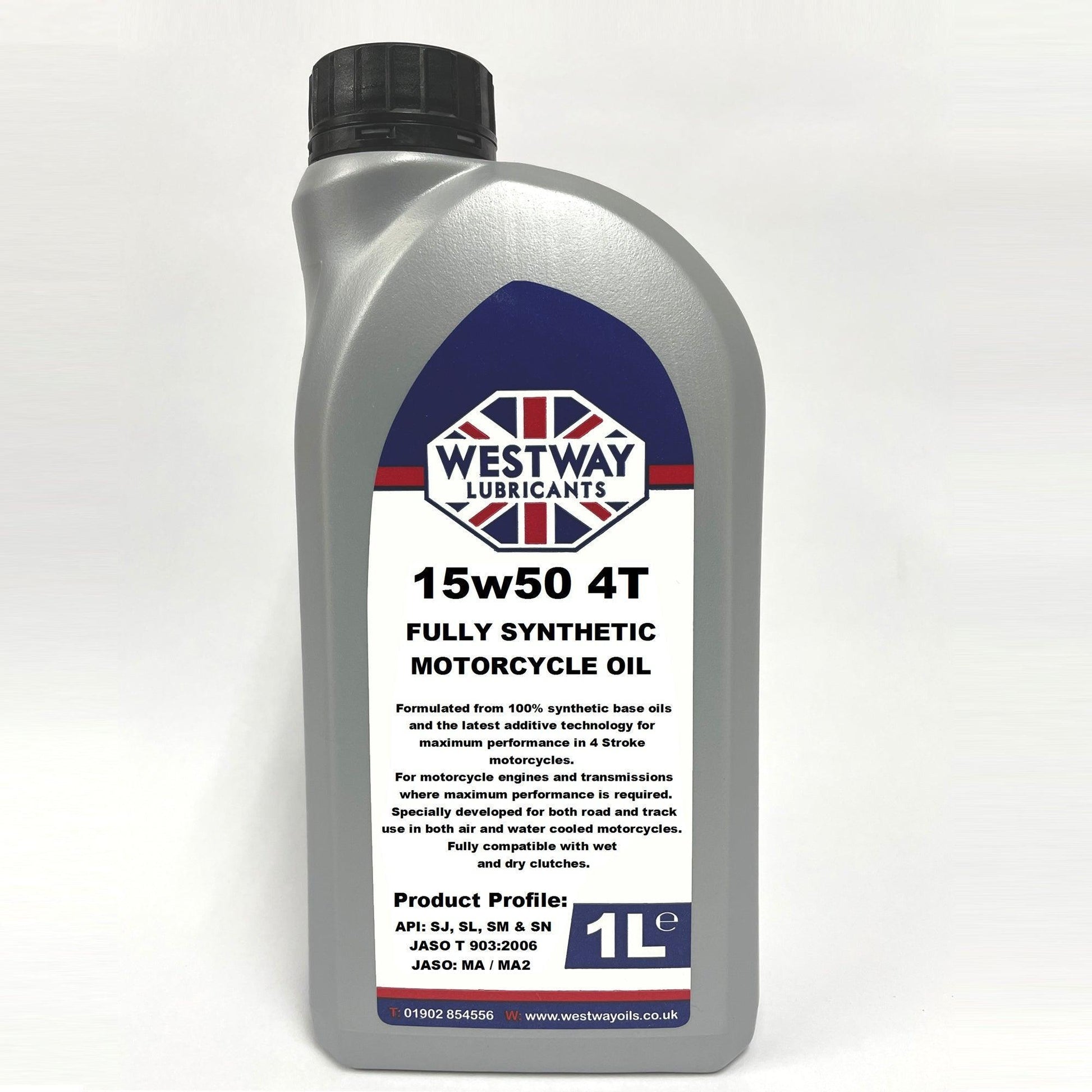 15w50 4T Fully Synthetic Motorcycle Oil - 4Boats
