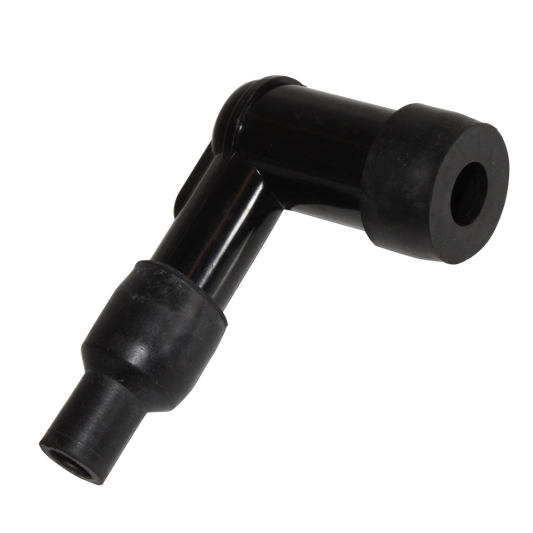 90 Degree Spark Plug Cap with 14mm Thread and 5KΩ Resistance