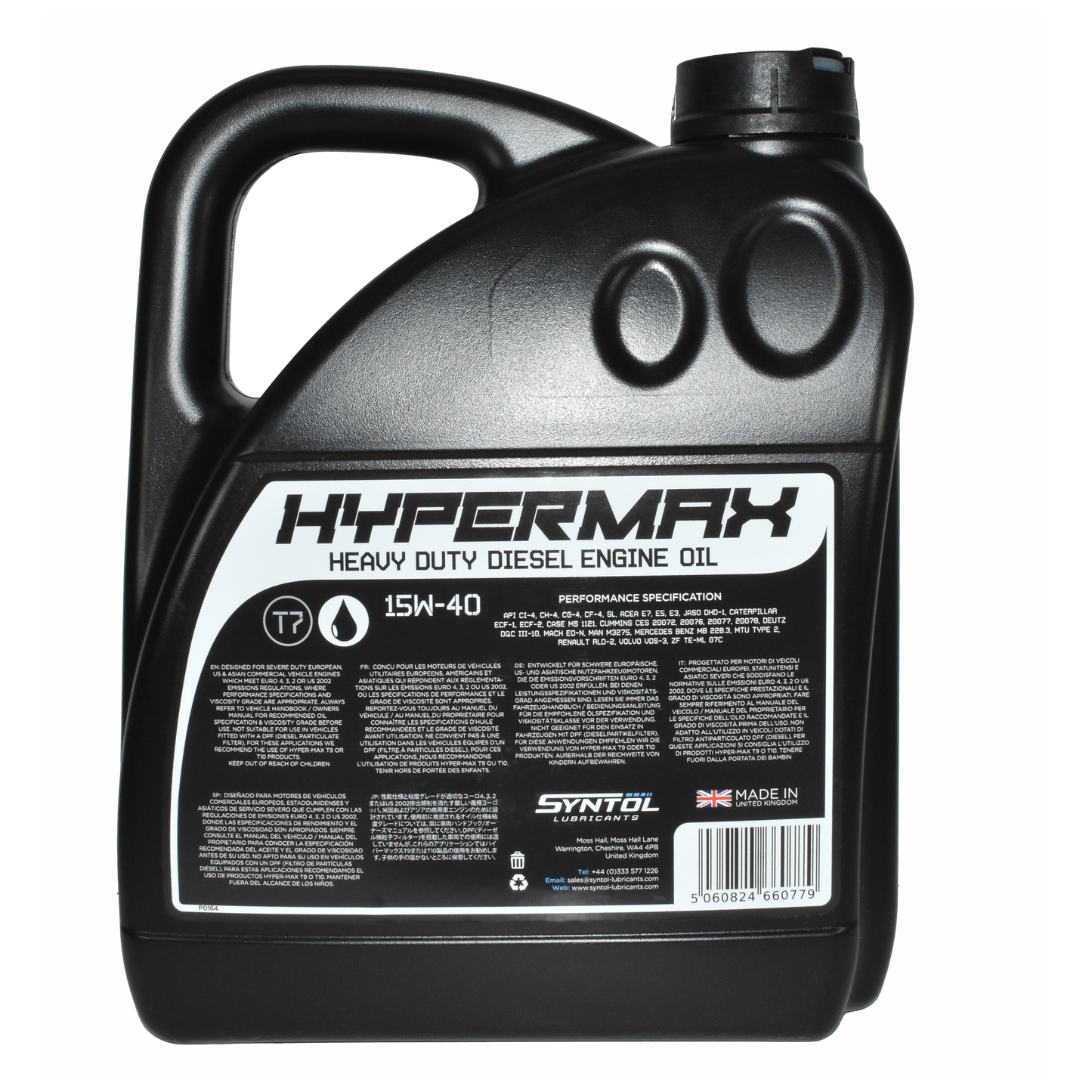 HYPERMAX Diesel Engine Oil 15W-40 4L by Syntol