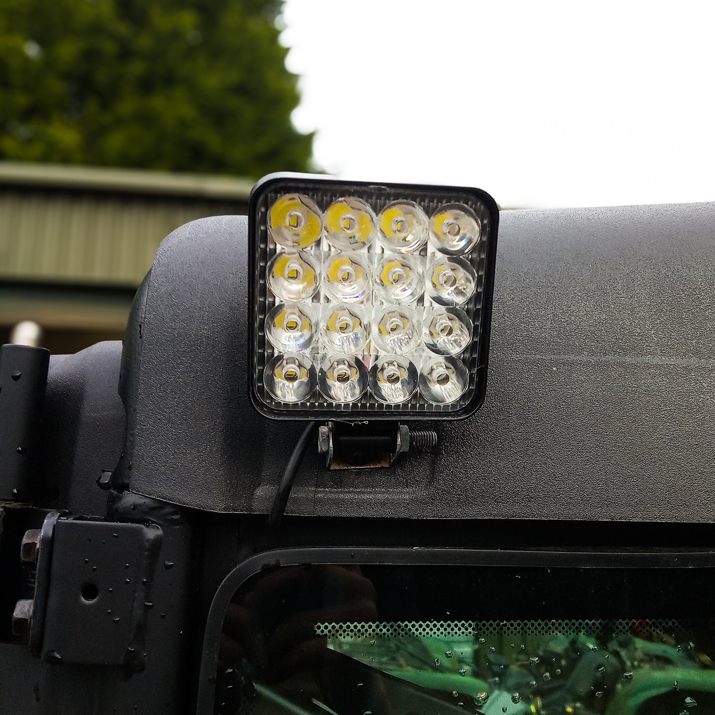 Mini Work Lamp for Reverse Light with 16 LEDs, 9V-30V, Aluminium Body