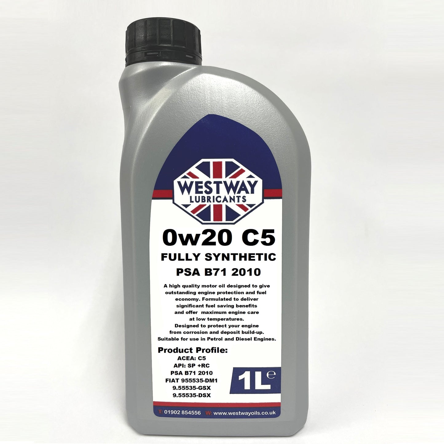 0W20 C5 PSA B71 2010 Spec Synthetic Engine Oil 0w/20