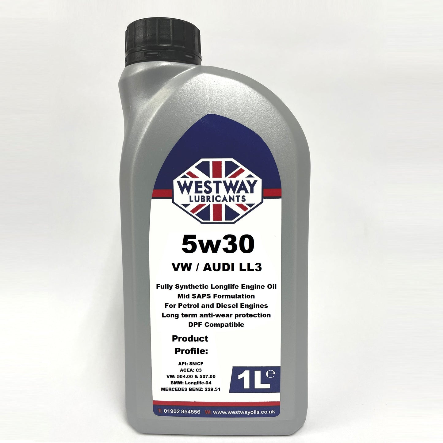 5w30 C3 VW Longlife 504 / 507 C3 Mid SAPS Engine Oil