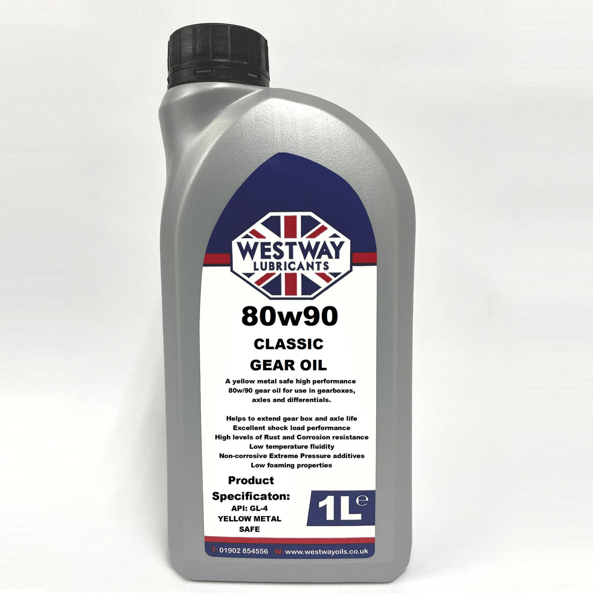 80W90 Mineral GL-4 Gear Oil - Yellow Metal Safe