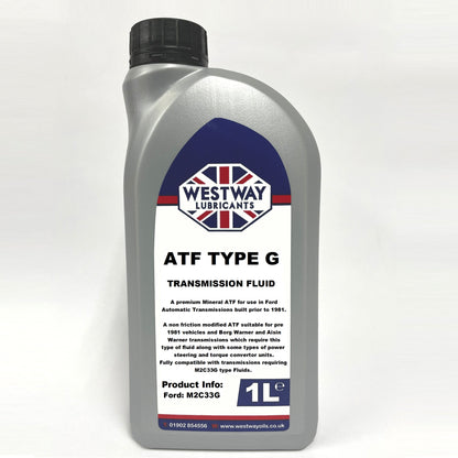 Type G Ford ATF Transmission Fluid M2C33G Mineral Oil