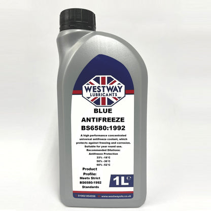 Blue MEG Antifreeze Concentrate BS6580:1992