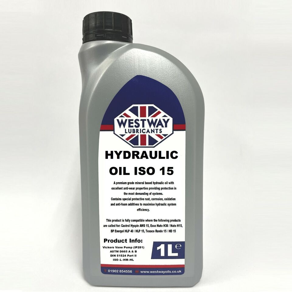 Hydraulic Oil ISO 15 - Premium Mineral Hydraulic Fluid