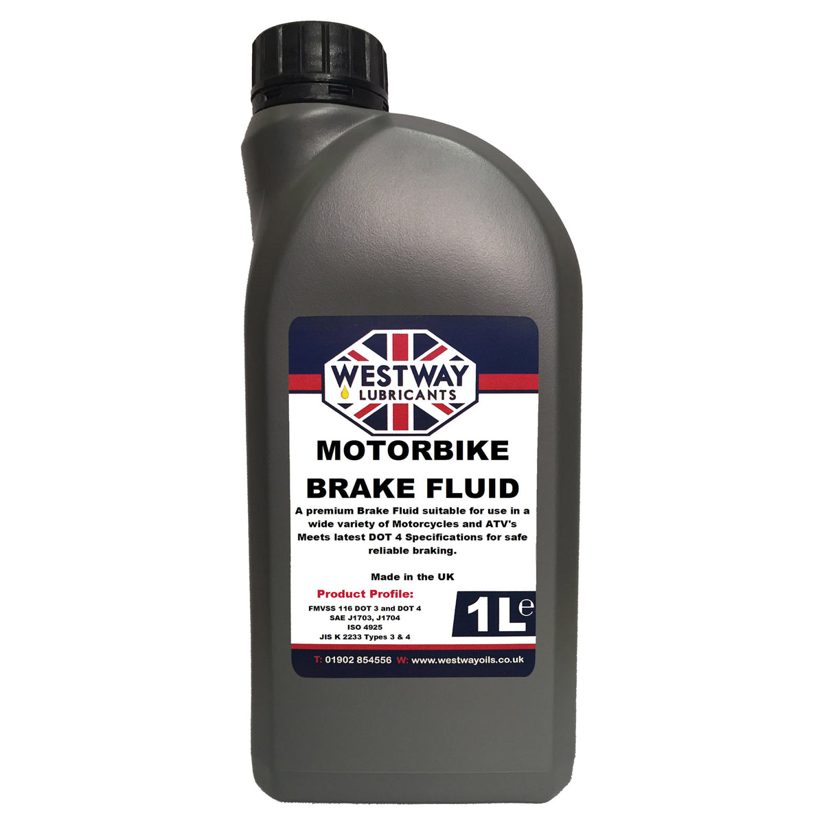 Motorbike Brake Fluid DOT 3 & DOT 4 - High Performance
