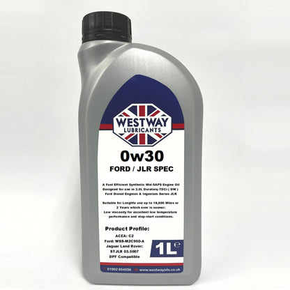 0w30 Fully Synthetic C2 FORD / STJLR 03.5007 / M2C-950-A Mid-SAPS Engine Oil