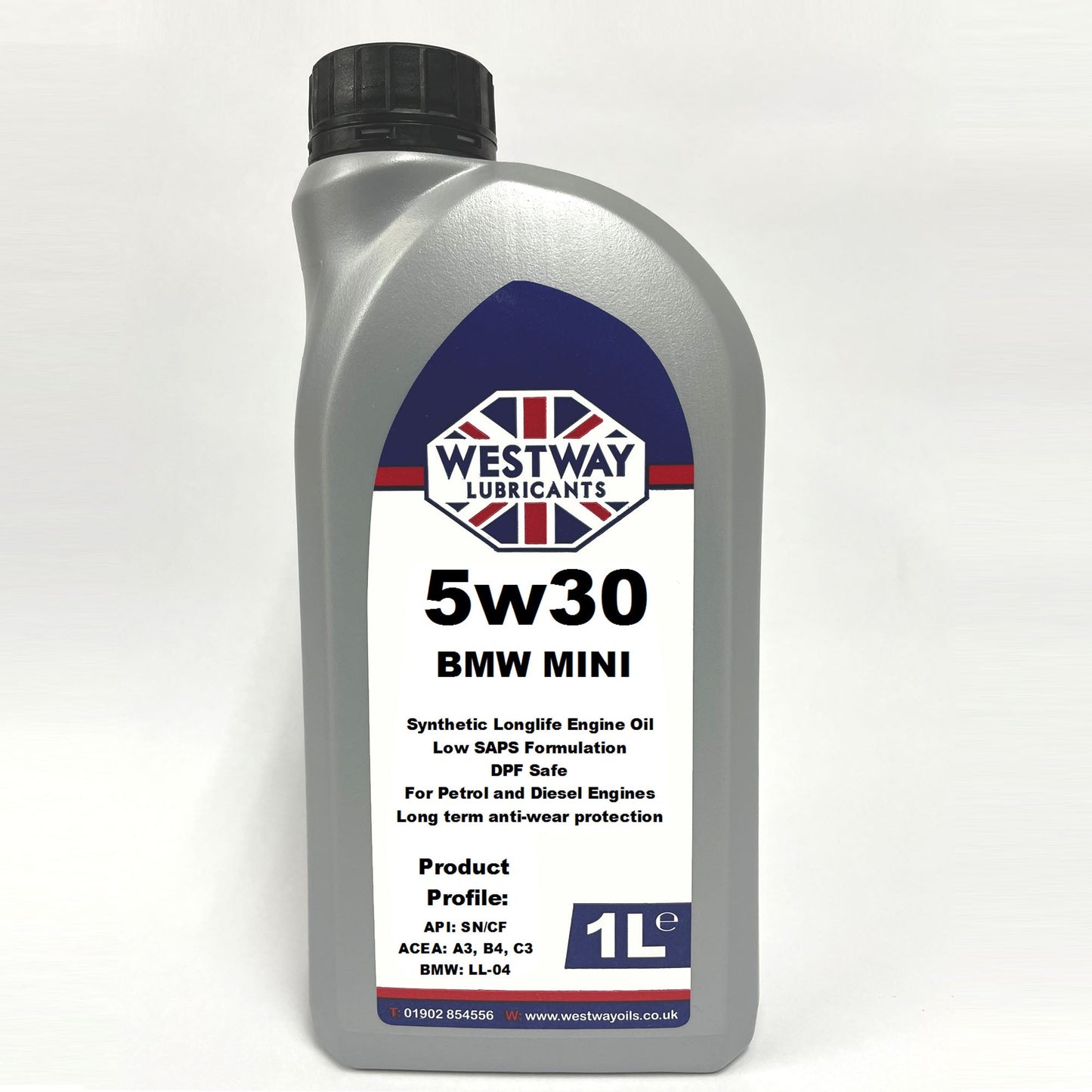 BMW Mini 5W30 Synthetic Engine Oil LL-04 - British Made - DPF Safe