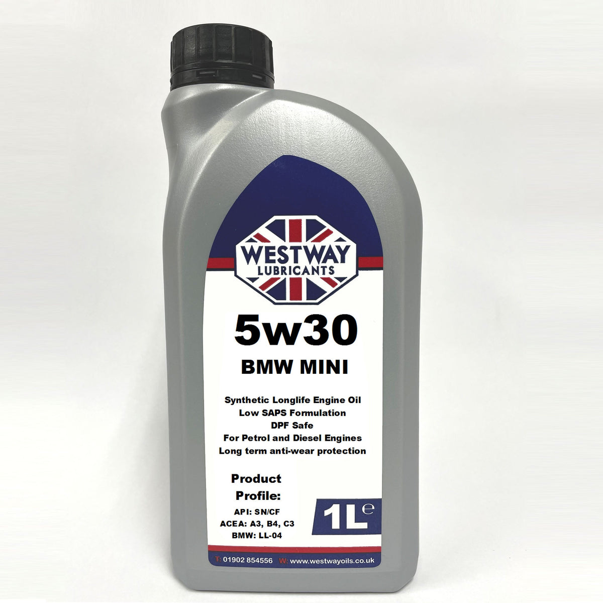 BMW Mini 5W30 Synthetic Engine Oil LL-04 - British Made - DPF Safe