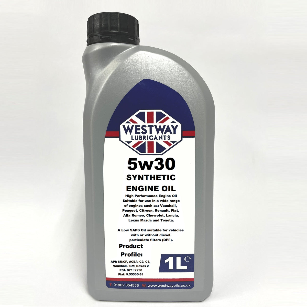 5W30 Dexos 2 Fully Synthetic Engine Oil for Vauxhall, Fiat, Peugeot, Citroen