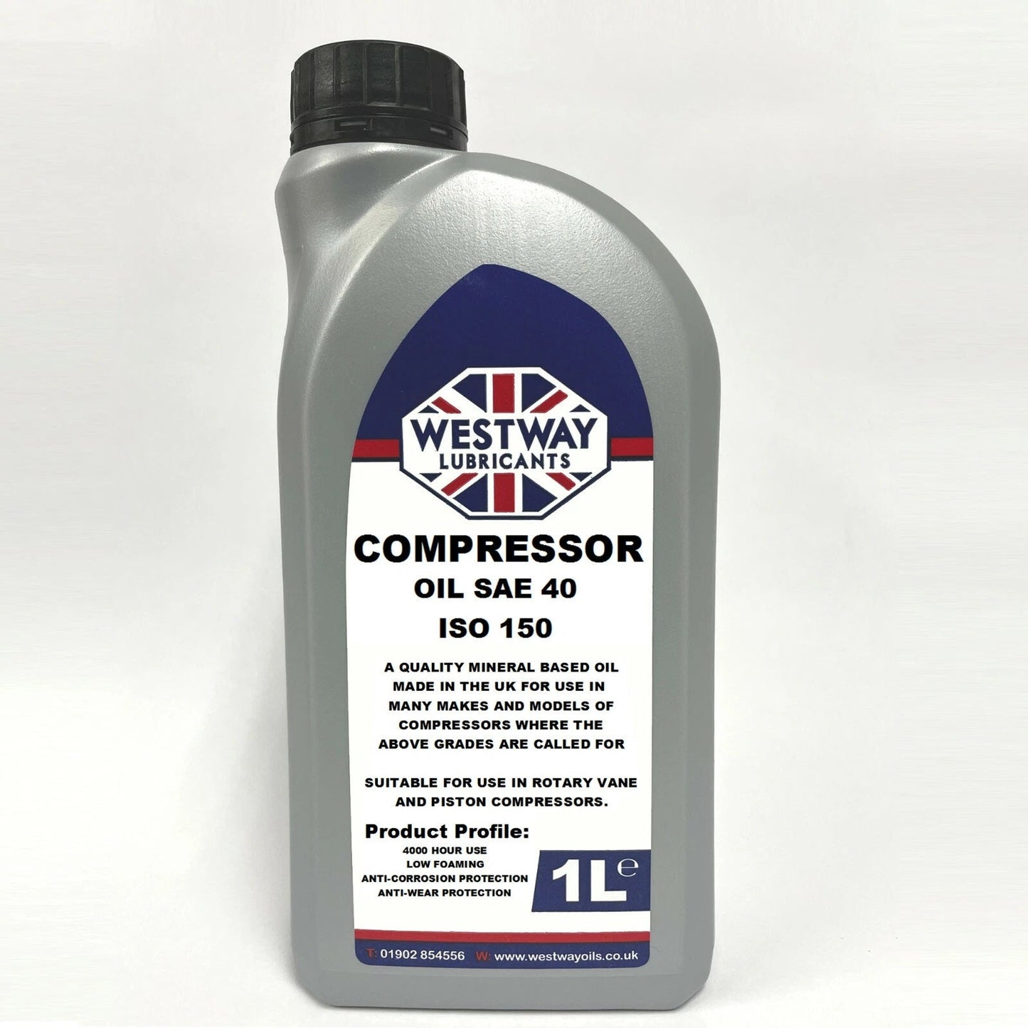 Compressor Oil ISO 150 - SAE 40 Mineral 4000 Hours