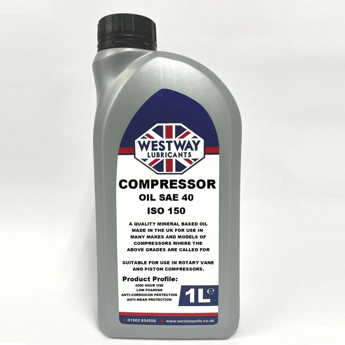 Compressor Oil ISO 150 - SAE 40 Mineral 4000 Hours