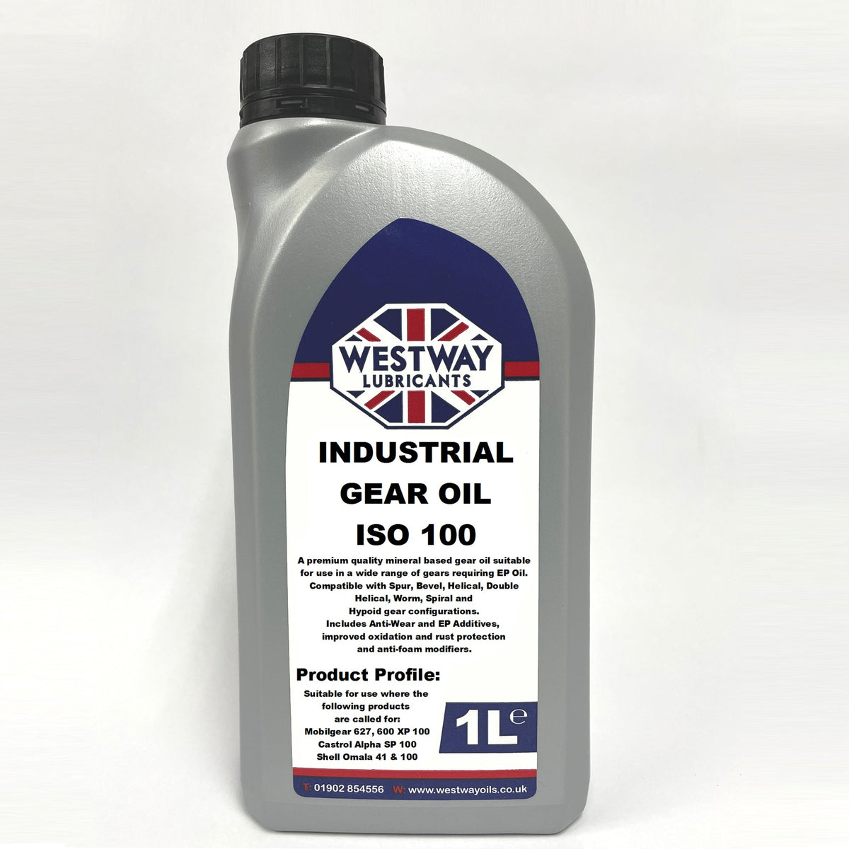 Industrial Gear Oil ISO 100 Mineral - Yellow Metal Safe