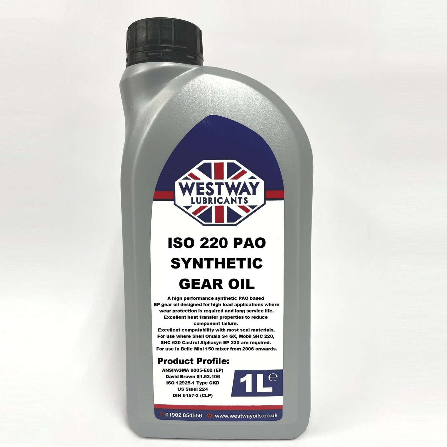 Synthetic Industrial Gear Oil 220 PAO