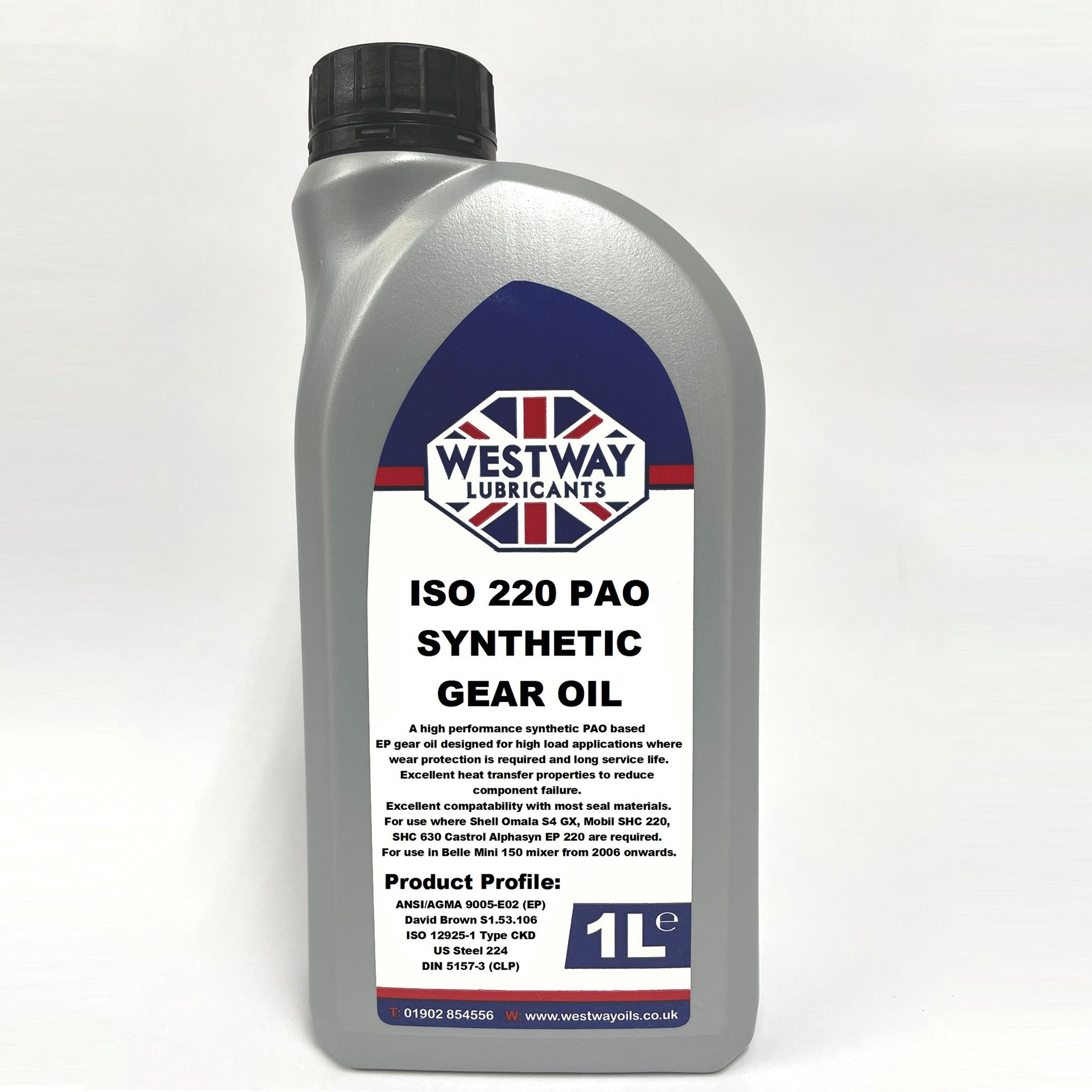 Synthetic Industrial Gear Oil 220 PAO