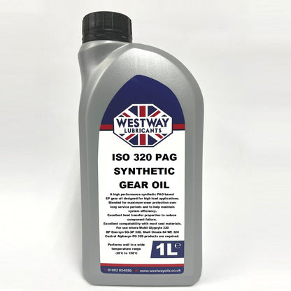 Synthetic Industrial Gear Oil 320 PAG