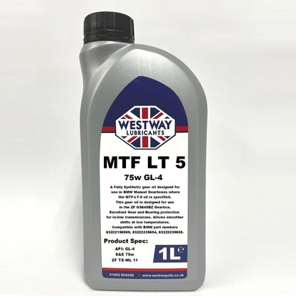 MTF-LT-5 Gear Oil 75W Fully Synthetic