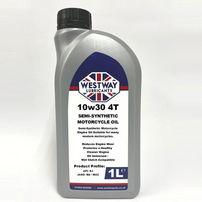 10W30 4T Semi-Synthetic Motorcycle Engine Oil